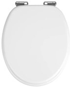 WENKO 22885100-WC deska sedesowa URBIO 36x42,5 cm biała/srebrna