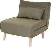 Fotel rozkładany MCW-D35,  zielony