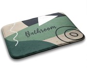 Dywanik antypoślizgowy do łazienki Dywanik antypoślizgowy do łazienki Geometryczny Wzór