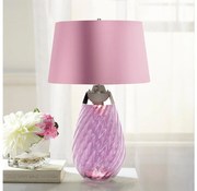Elstead LENA-TL-L-PLUM - LED Lampa stołowa LENA 1xE27/40W/230V 74 cm różowy
