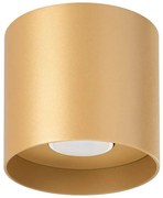 Złoty mały okrągły plafon tuba - A405 E6-T81