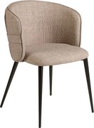 Brązowe krzesło z tkaniny 4146 ANGEL CERDA