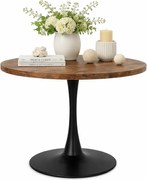 Nowoczesny okrągły stół dąb rustykalny H5-D91