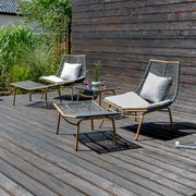 Zestaw mebli ogrodowych Audrey brązowy PATIO