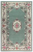 Zielony wełniany dywan Flair Rugs Aubusson, 150x240 cm