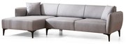 Jasnoszara sofa narożna Belissimo, narożnik lewy – Balcab Home