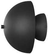 Czarny ścienny kinkiet w kształcie grzybka F4-D35