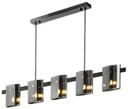 LAMPA WISZĄCA 5-punktowa APP1706-5CP GREY G9