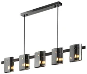 LAMPA WISZĄCA 5-punktowa APP1706-5CP GREY G9