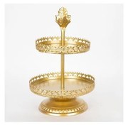 Taca dekoracyjna śr. 25,5 cm złota