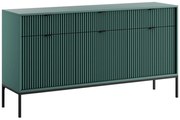 Komoda 3-drzwiowa z 3 szufladami - Zielony - LIOUBA Pascala MORABITO