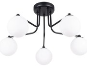 Czarno-biała lampa sufitowa Beam – Nice Lamps