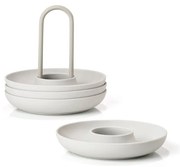 Metalowe kieliszki na jajka zestaw 4 szt. Singles – Zone