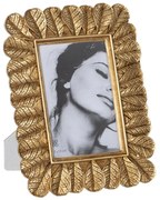 Ramka stojąca z żywicy polimerowej w kolorze złota 18,5x23,5 cm Leaves – Ixia