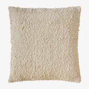 Kwadratowa Poduszka 45x45 Cm Z Tkaniny Bouclé Zanero Gardenia Biel - Sklum