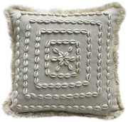 Bawełniana poszewka na poduszkę 43x43 cm Seashells – Mioli Decor