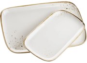 Mäser 2-częściowy zestaw tac Pintar White brązowekropki