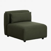 Centralny Moduł Do Sofy Modułowej Fogler Chenille Salvia Zieleń - Sklum