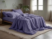 PrzytulneMieszkanie.pl PrzytulneMieszkanie.pl Muślinowa pościel MUSSARI jasny fioletowy Rozmiar pościeli: 70 x 90 cm | 140 x 200 cm