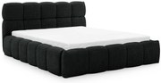 Czarne tapicerowane łóżko chmurka 5 rozmiarów M4-M15