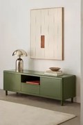 Szafka Rtv Ze Stali Michigan Intensywny Verde Olive & ↔︎ 150 Cm - Sklum