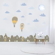 Naklejki na ścianę - Zwierzątka w mieście