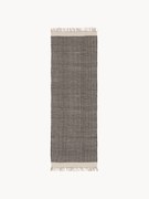 Ręcznie tkany chodnik z wełny z frędzlami Kim