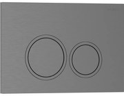 Mexen Tex 01 przycisk spłukujący, gun gray szczotkowany - 6101-12