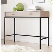 Konsola MONO 78x104 cm beżowa/czarna