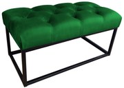 Ławka CHESTERFIELD LOFT MG25 pufa podnóżek metal