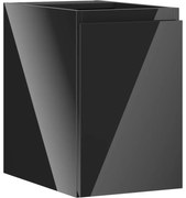 Mexen Orio szafka łazienkowa podumywalkowa 30 cm, 1 drzwi, czarna połysk - 91A11-03047-1-BF70