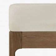 Prześcieradło Z Bawełnianego Perkalu O Gęstości 180 Nici Na Łóżko 90 Cm Agassi Cannoli & Łóżko 90 Cm (90 X 200 X 40 Cm) - Sklum