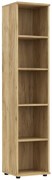 Otwarty regał biurowy dąb craft B8-M88
