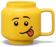 Żółty ceramiczny kubek dla dzieci 530 ml Head – LEGO®