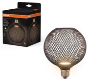 LED Żarówka DECOR FLAT G125 E27/3,5W/230V 2700K czarna - Osram