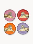 Komplet podstawek z porcelany Safari, 4 elem.