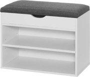 Ławka ze schowkiem na buty, 30 x 60 x 47 cm