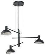 Nowoczesna lampa wisząca do kuchni - Artis 3 Sigma, czarna 40527