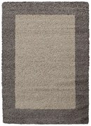 Dywan shaggy Life brązowo-beżowy 60 cm x 110 cm
