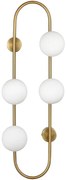 LAMPA ŚCIENNA KINKIET APP1144-4W złota