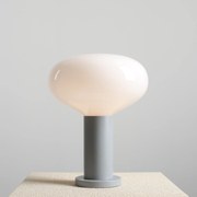 Lampa stołowa Flo w modnym szarym kolorze
