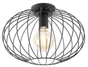 Inteligentna lampa sufitowa czarna z Wi-Fi G95 - Margarita