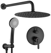 Zestaw natryskowy podtynkowy Rea Ontario Czarny + BOX