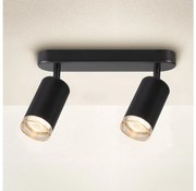 Brilagi - Spot łazienkowy SELE 2xGU10/30W/230V IP44 czarny