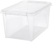 SmartStore Pojemnik z białymi klipsami Classic, 47l, 47 l