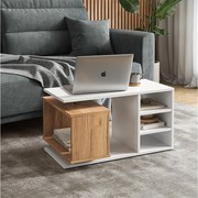 Stolik kawowy biały 88x35x40 rafi