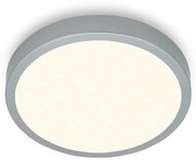 Briloner 3704-014-LED Plafon ściemnialny RUNA LED/22W/230V srebrny+pilot