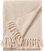 Miękki koc w kolorze beżowym Jasmin