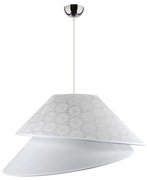 Duolla - Żyrandol na lince COCO 1xE27/40W/230V śr. 50 cm biały