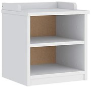 Mała szafka z siedziskiem biała B5-S63